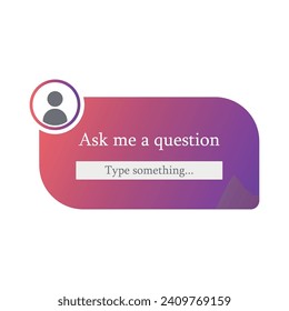 Ask me question button for your user interface Engage your audience with our sleek 'Ask Me Anything' button vector. Perfect for bloggers and influencers, it sparks curiosity across platforms. Download