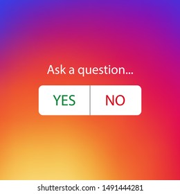 ask me a question. Social network interface design