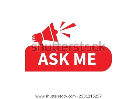 ask me sign information text	