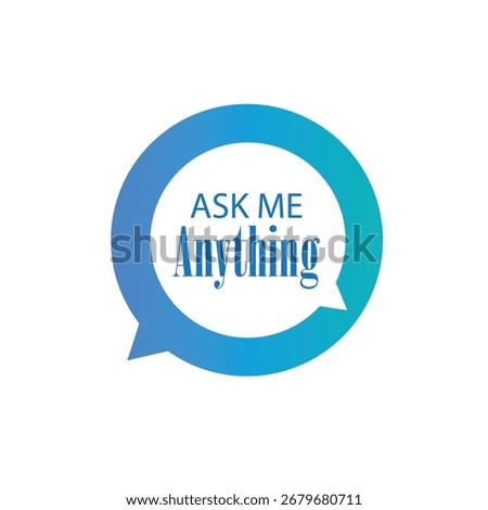 ask me sign information text	