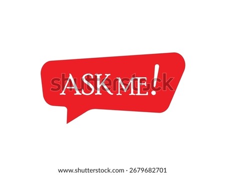 ask me sign information text	