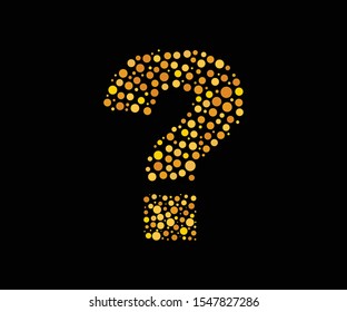 Ask orange logo vector illustration.