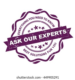 Ask our experts. Everything you want to know. Best solutions for you - grunge business label / ribbon for consulting agencies. Print colors used