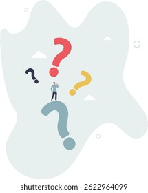 Faça perguntas, FAQ, problema ou curiosidade, dúvida e confusão para ser resposta, desafio e incerteza, informações desconhecidas ou conceito de solução, vida de personagem .
