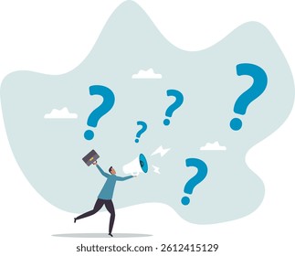 Ask questions to get answer for solving problem, ask for solution or curiosity, request explanation to solve issue or trouble .character for design.