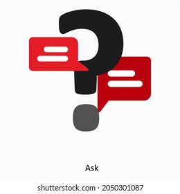 Preguntas o consultas Concepto de iconos