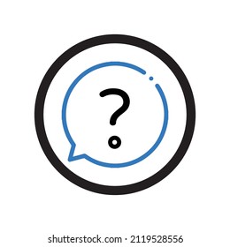 Ask questions or support icon