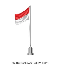 askibra or Indonesian Flag Raisers, in ceremony of Indonesia's Independence Day. 