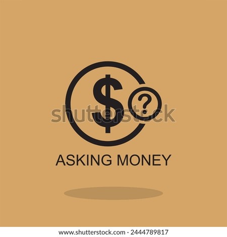 asking money icon , business icon