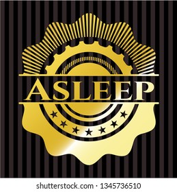 Asleep gold badge