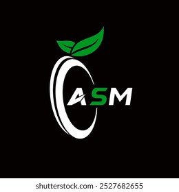 Logotipo de letra criativa minimalista ASM. ASM vetor exclusivo iniciais alfabeto letra logotipo design 