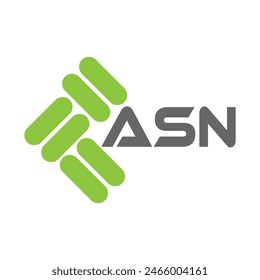 Diseño del Vector del logotipo de la carta de ASN, logotipo simple y moderno de ASN. Diseño de alfabeto de lujo ASN