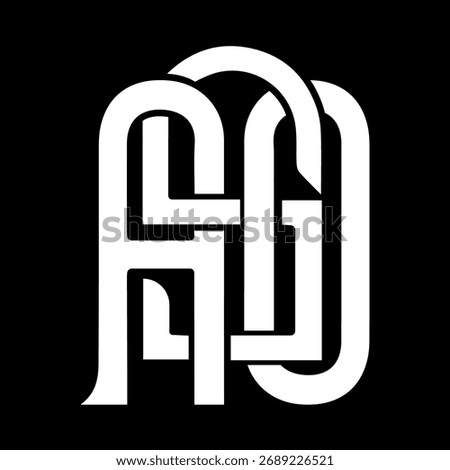 ASO letter design. ASO letter technology logo design. ASO Monogram logo design for an entrepreneur and business