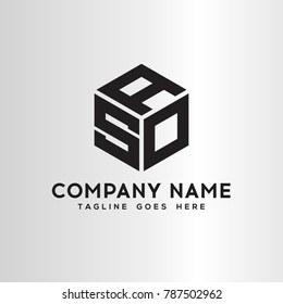 ASO  Letter logo template.vector