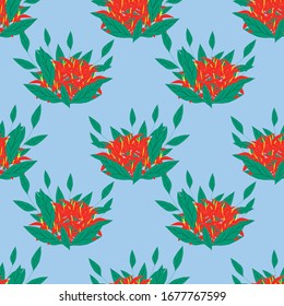 Asoka Flowers Background. Floral Background. Seamless Floral Pattern able to print for cloths, tablecloths, blanket, shirts, dresses, posters, papers.