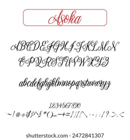 Asoka font is a modern, dynamic handcrafted font that also has beautiful opentype features. Antares font is great for Branding, Logo Design, Fonts, Logotype, Clothing, Posters, magazines and other 