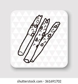 asparagus doodle