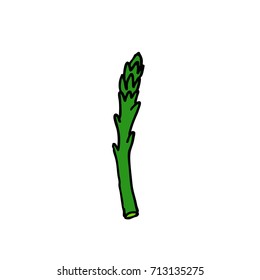 asparagus doodle icon