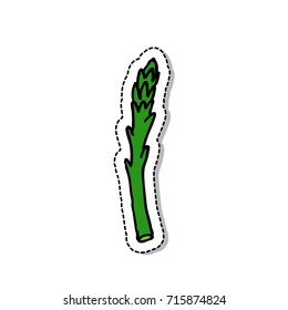 asparagus doodle icon