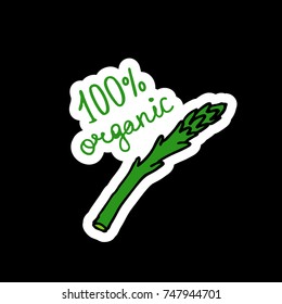 asparagus doodle icon