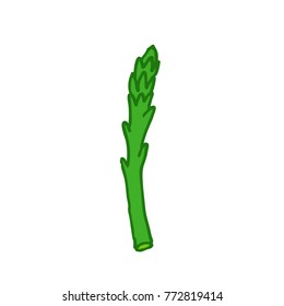 asparagus doodle icon