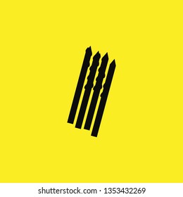 asparagus icon vector