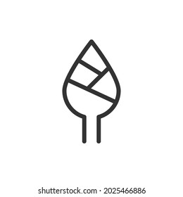 Asparagus line icon. Web symbol for web and apps. Sign design in outline style. Asparagus stroke object.
