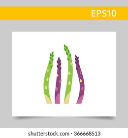 Asparagus stems icon