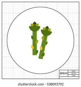 Asparagus stems icon