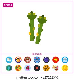 Asparagus stems icon