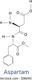 Aspartam Molekül Kimya