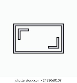 Aspect Ratio Icon. Comparison, Proportion Symbol for Info Graphics, Design Elements, Websites, Presentation and Application - Vector.