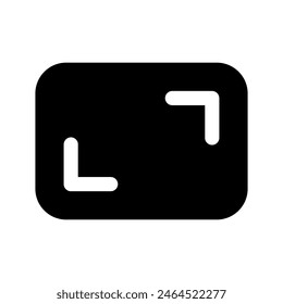 Icono de Relación de aspecto Ilustración de diseño de símbolo de Vector