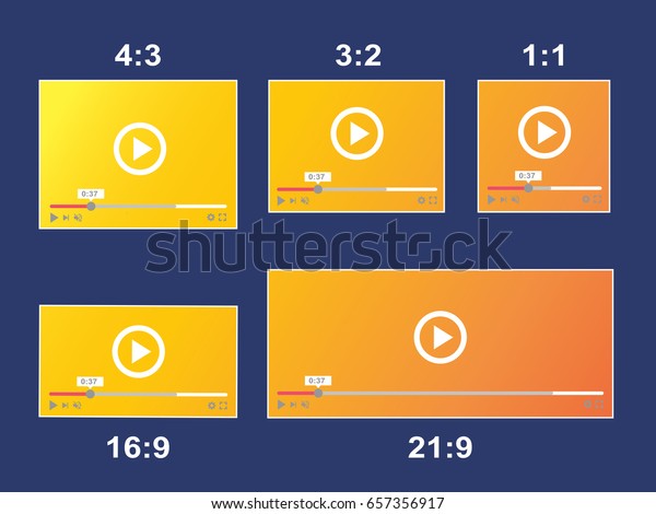 The
aspect ratio scale size responsive video
player