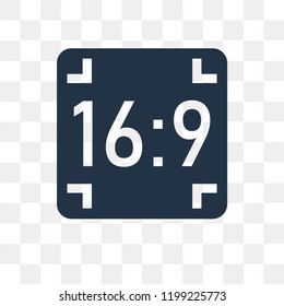 Aspect vector icon isolated on transparent background, Aspect transparency concept can be used web and mobile