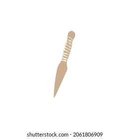 Aspen stake illustration in vector