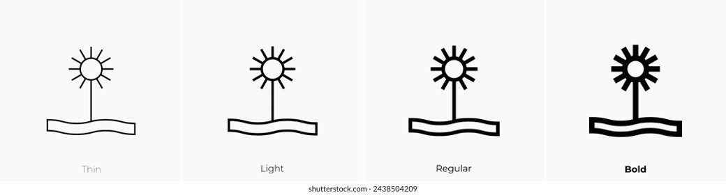 aspergillus icon. Thin, Light Regular And Bold style design isolated on white background