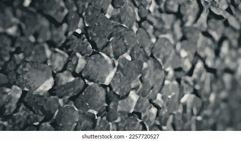 fondo asfalto blanco y negro. eps10