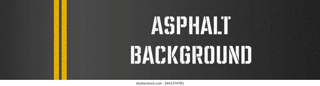 Asphalt background. Grunge texture. Vector illustration.