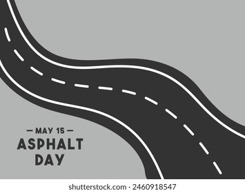 Asphalt Day. May 15. Eps 10.