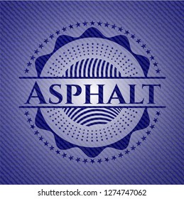 Asphalt with denim texture