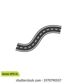 asphalt icon road symbol vector illustration 