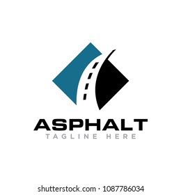 Asphalt Logo Vector