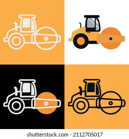 Asphalt paver in 4 versions	