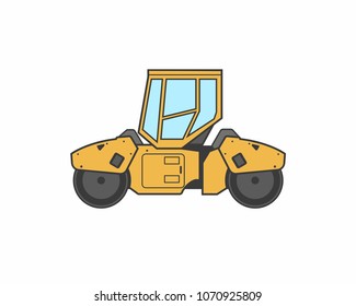 Asphalt paver icon