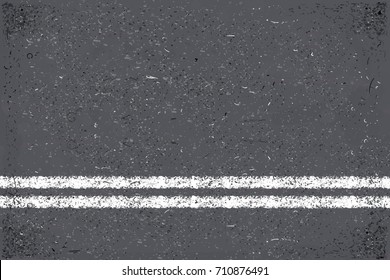 Asphalt  with road marking as textured background.