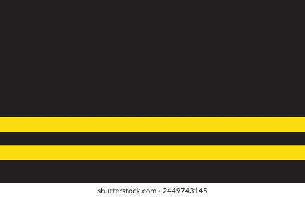 Asphalt road texture background of black tarmac surface, flat vector street. Asphalt road with yellow line of traffic lane, highway or roadway background for racing with tar or tarmac background.