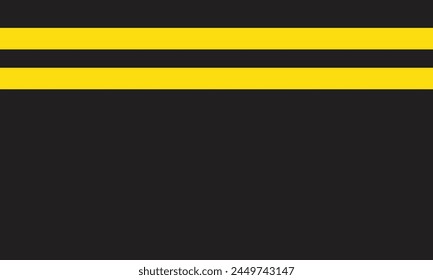 Asphalt road texture background of black tarmac surface, flat vector street. Asphalt road with yellow line of traffic lane, highway or roadway background for racing with tar or tarmac background.