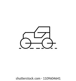 asphalt stacker outline icon. Element of construction icon for mobile concept and web apps. Thin line asphalt stacker outline icon can be used for web and mobile on white background