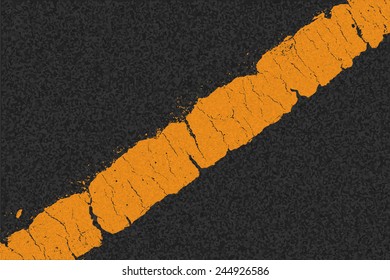 asphalt texture with lines.  Vector illustration  svg